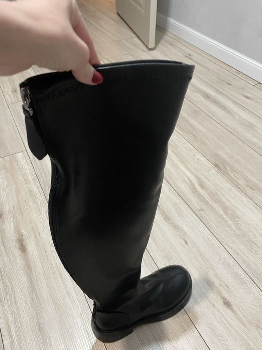 ботфорты без каблука