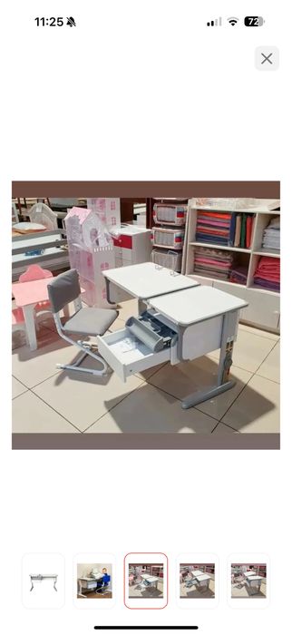 Растущая парта со стулом