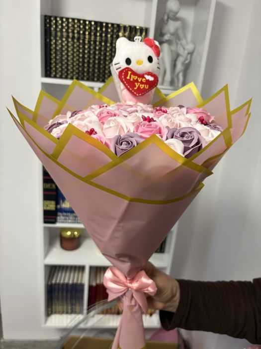 Buchet tranfafiri de sapun