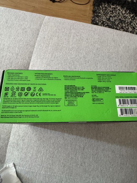 Razer Raiju Mobile RZ06 02800100- R3M1 compatibil Android 6