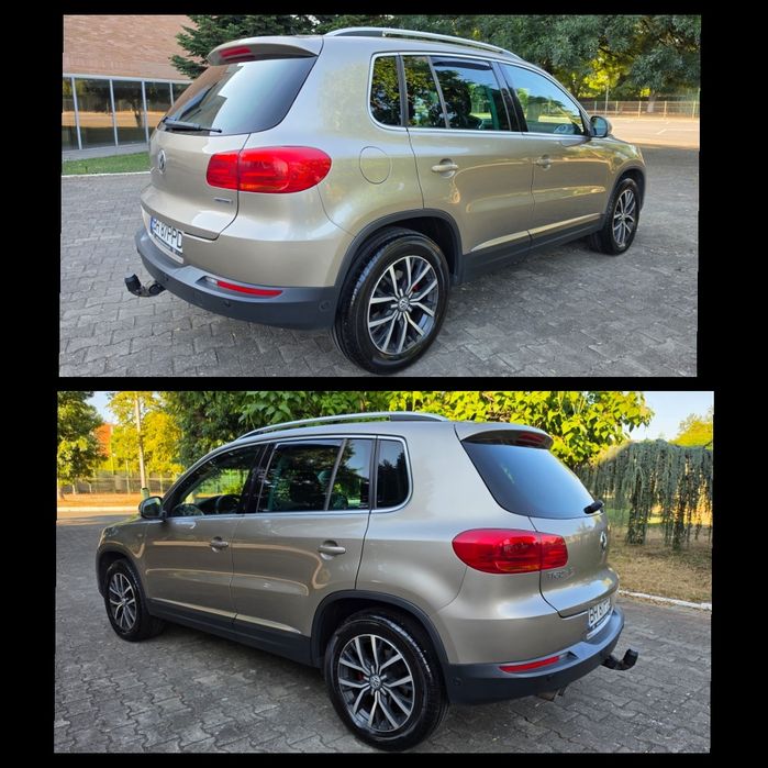 Vw Tiguan Highline 2013 4Motion 2.0TDI 140CP Euro5  Climatronic Navigatie Alcantara Jante Alumimiu Carlig de Remorcare