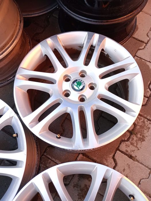 4 jante 5x112 R18 originale Skoda Octavia 2 3 4 superb karoq,kodiaq
