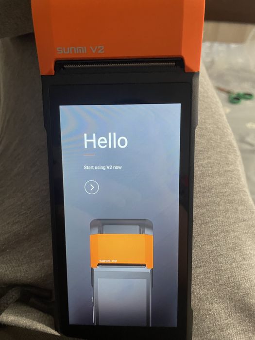POS terminal de plata sunmi V2