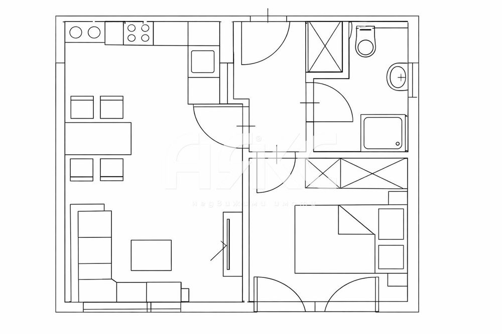 Двустаен апартамент в кв. Левски Г до  новострояща се метростанция