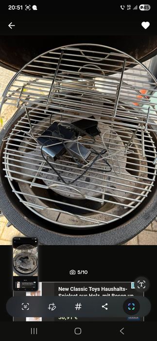 Gratar ceramic Kamado, Smooker