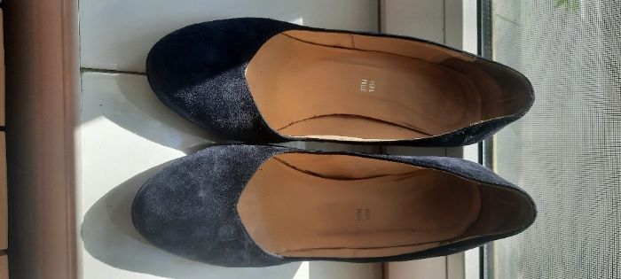 Pantofi cu tocuri, bleumarin, marimea 39