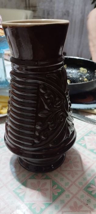 Ваза для цветов.СССР.Стекло .Керамика.