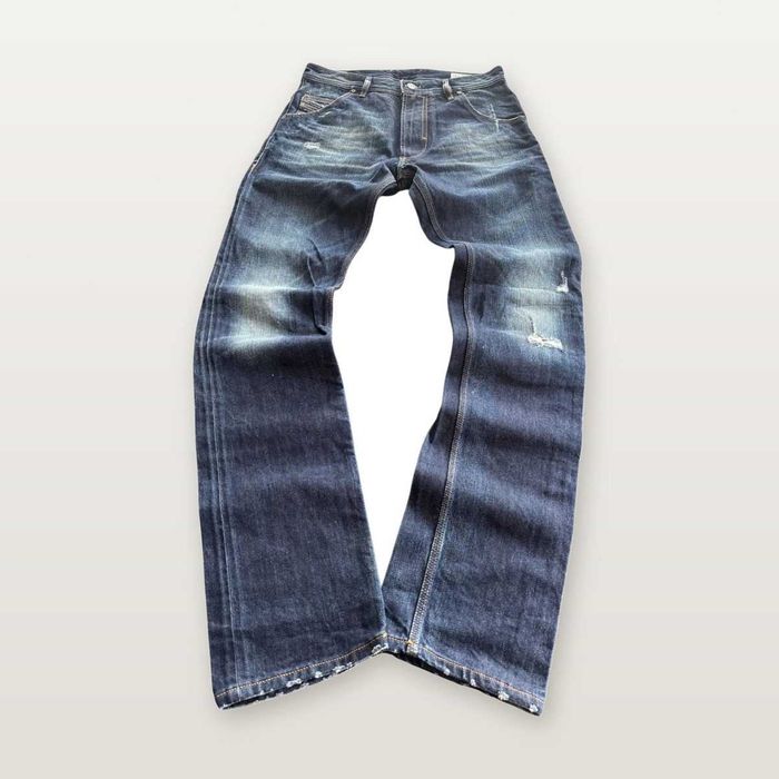 Diesel Industry дънки тъмносини distressed