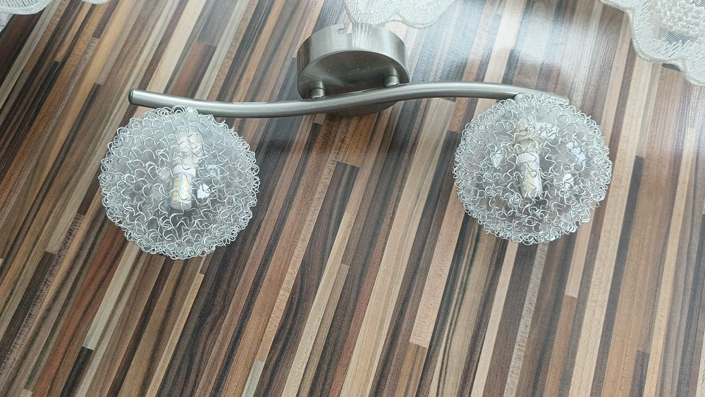 Lustră cameră cu doua halogene/leduri