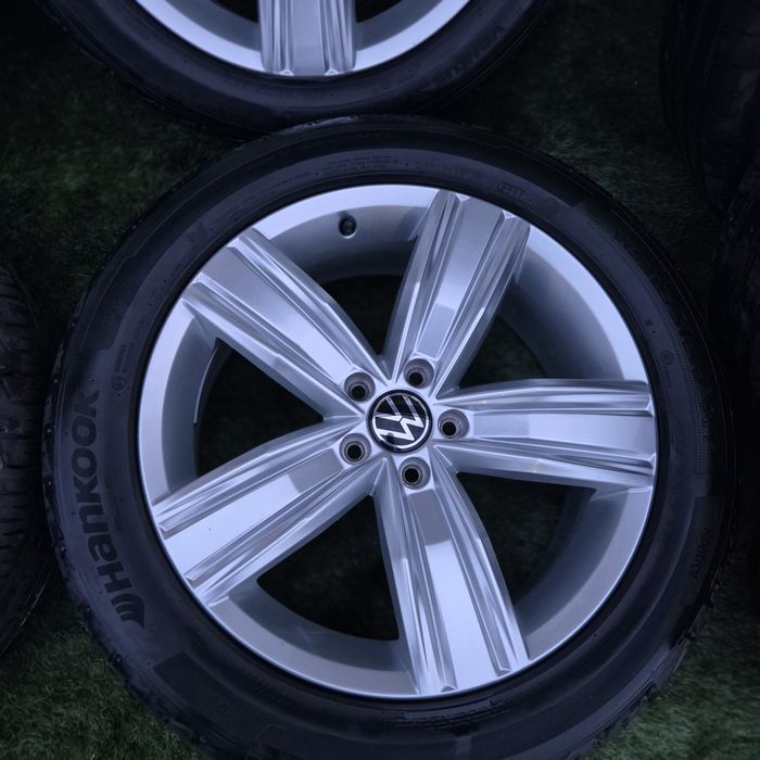 Jante Tiguan R 19 5x112 cu 235 50 19 7mm Impecabile!