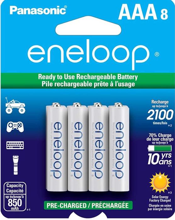 аккумуляторные батарейки aaa Eneloop Panasonic