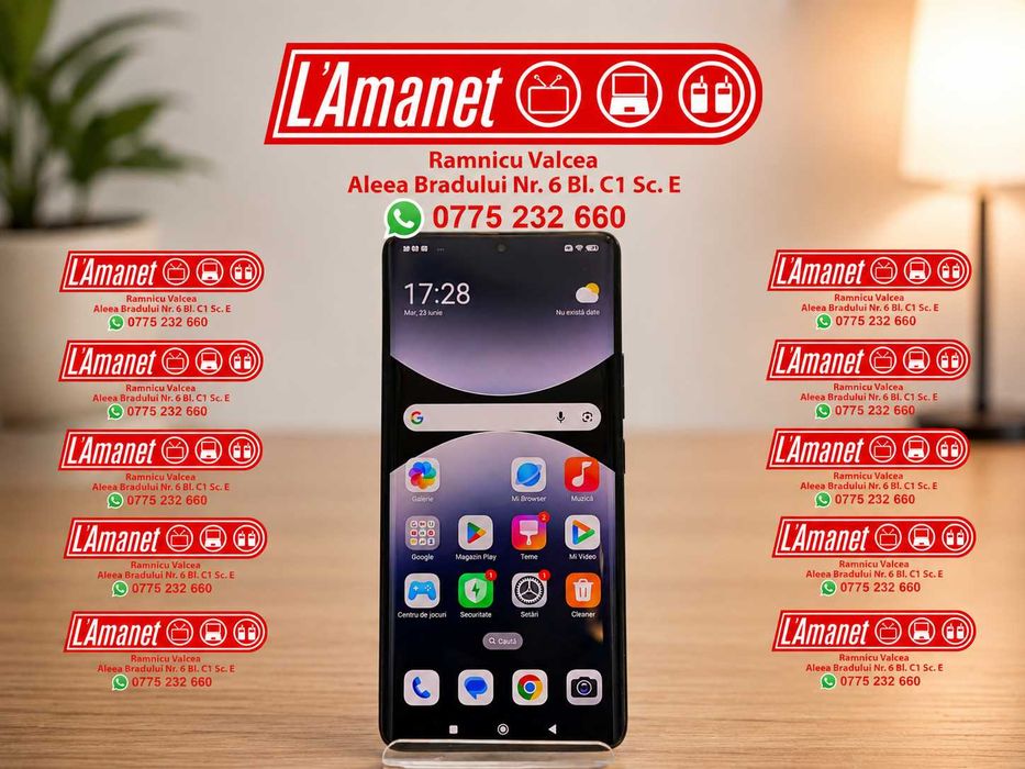Xiaomi Redmi Note 14 Pro+ 5G Black 12 Gb Ram 512 Gb Memorie FullBox Stare Excelenta