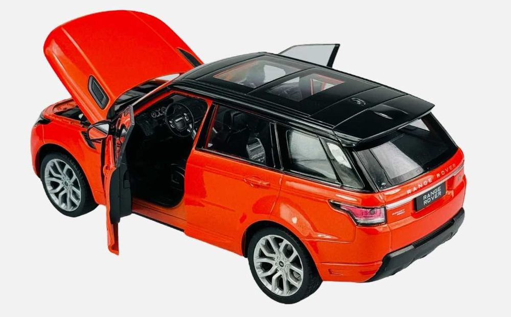 Macheta auto Range Rover Sport 2013 portocaliu - 1:24 Welly