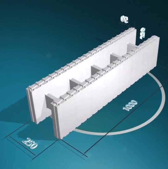 Бассеин  из несъёмной опалубки