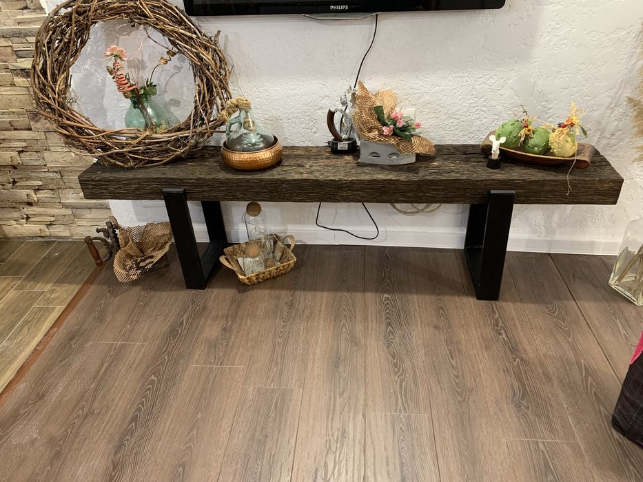 Ръчно изработена пейка