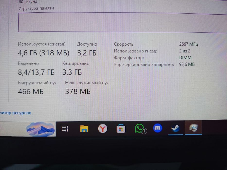 Оперативная память DDR4 8gb (4*2)
