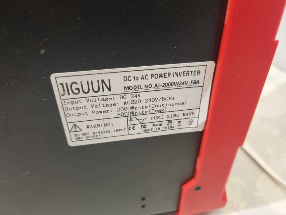 Defect Jiguun Pure sine inverter 24v 2000W