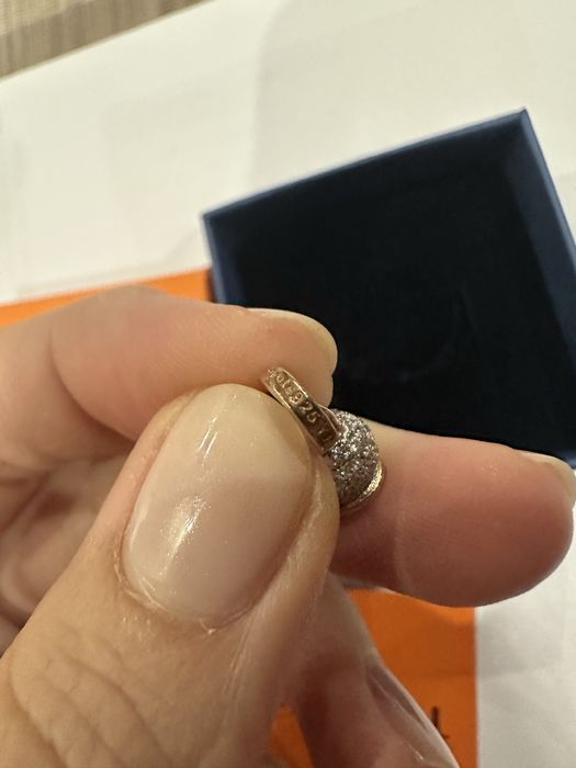 Бижута обеци пръстен Pandora