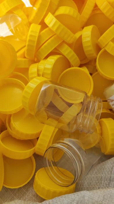 Баночки для мёда 150 мл. Плотный пищевой пластик