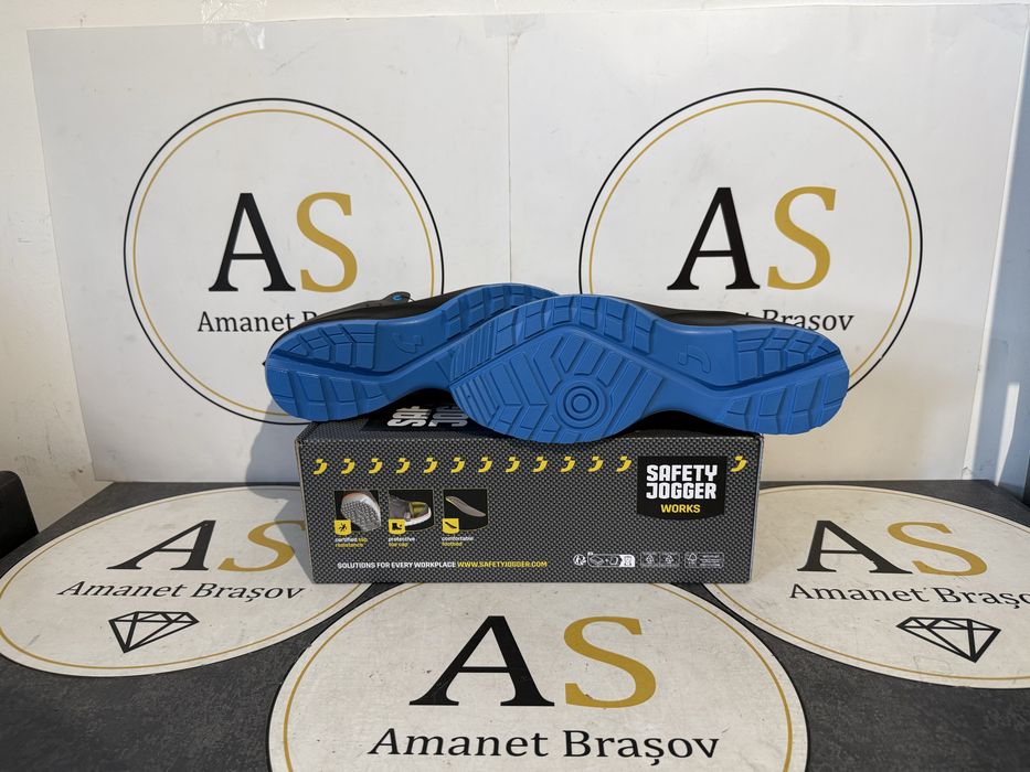 Pantofi bocanci de santier cu fier in varf Safety Jooger Works Marimea 44
