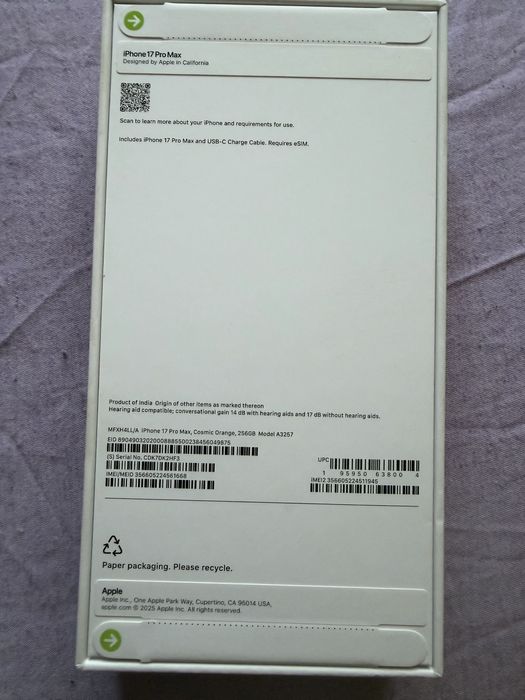 Iphone 17 pro max
