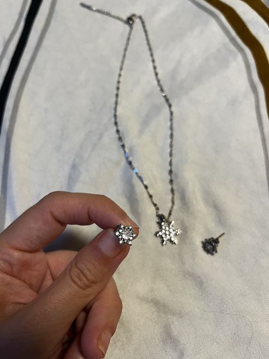 Комплект обеци и колие