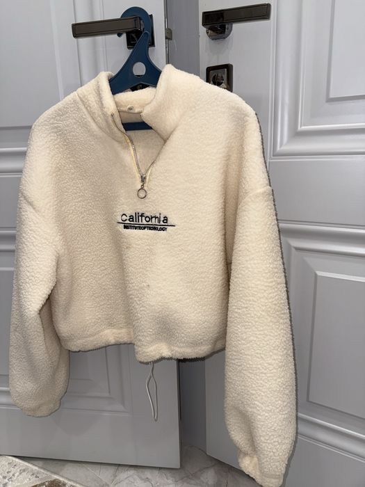 Теплая худи на флисе