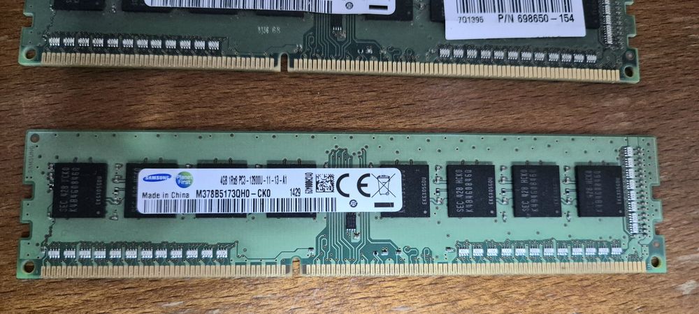 Ram pc DDR3 4GB pc12600 (1600 mhz)