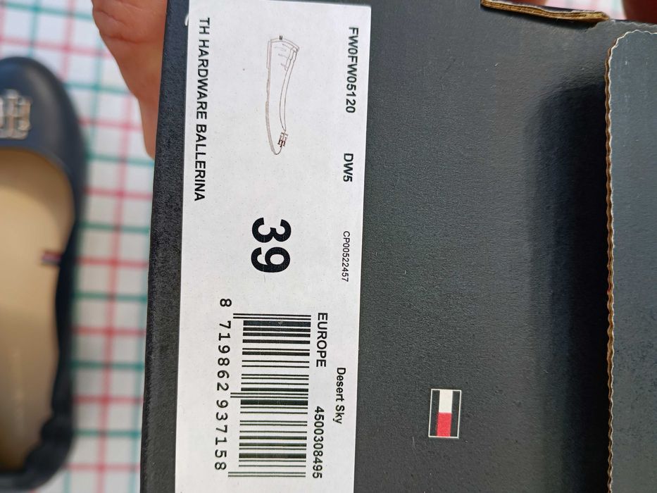 Балеринки Tommy Hilfiger 38 - 39