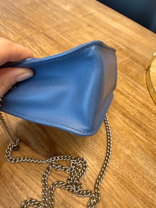 Чанта Furla Metropolis – синя, естествена кожа