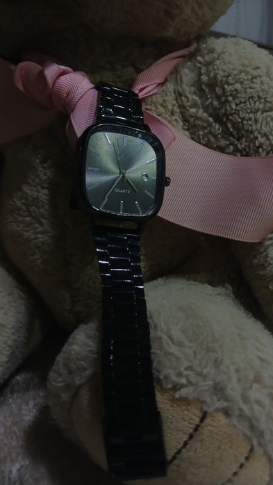 Черные Quartz часы