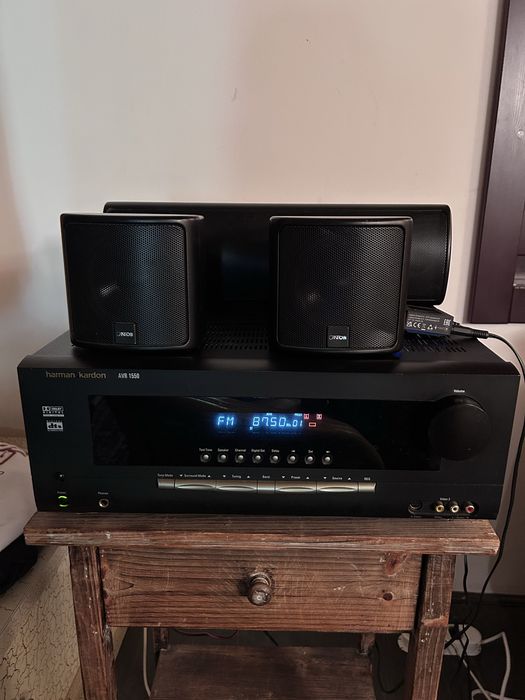Sistem audio Harman Kardon + Canton – AVR 1550 + Canton AV700 + 2x Plus XS.2 + Bluetooth