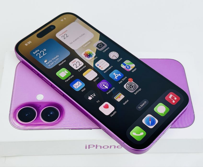 Apple iPhone 16 Plus 256GB Pink 91% Батерия! Гаранция!