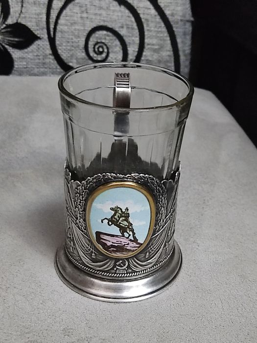 Стакан с подстакаником,пр СССР