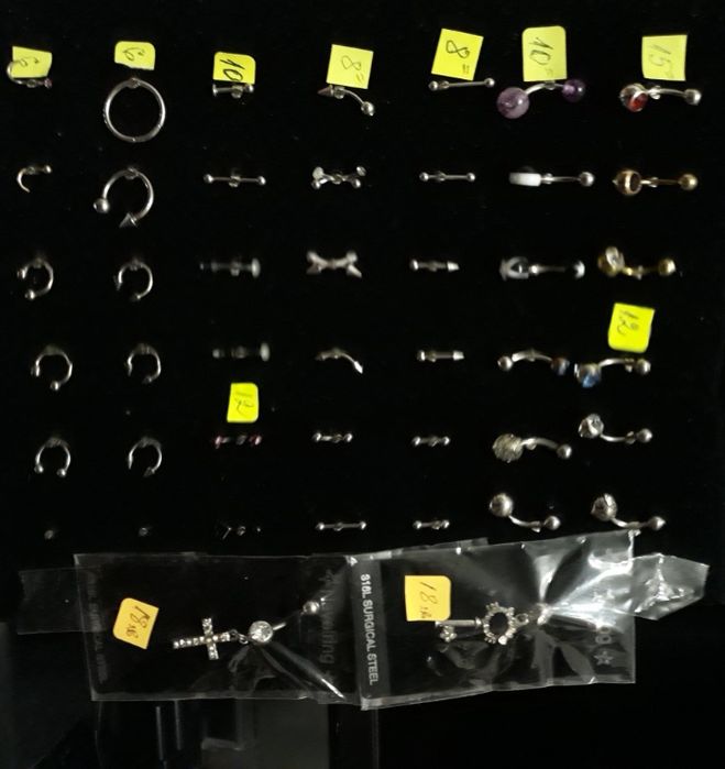 Обици медицинска стомана