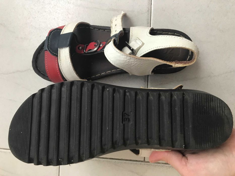 Дамски сандали от естествена кожа - 37-ми номер