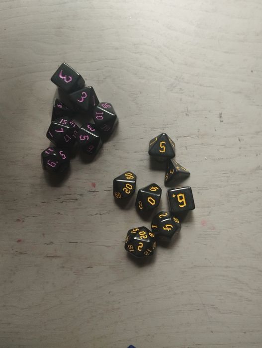 Кубики для Dungeons and dragons