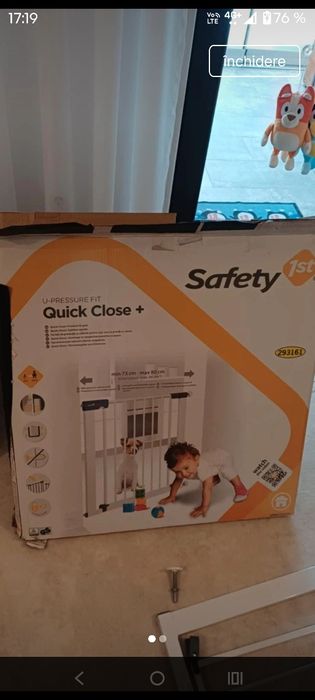 Portițe siguranță 2 buc + 2 extensii 7 cm