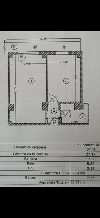 PROPRIETAR-2 CAMERE vedere piscina Aqua garden/Bella Luna - mobilat