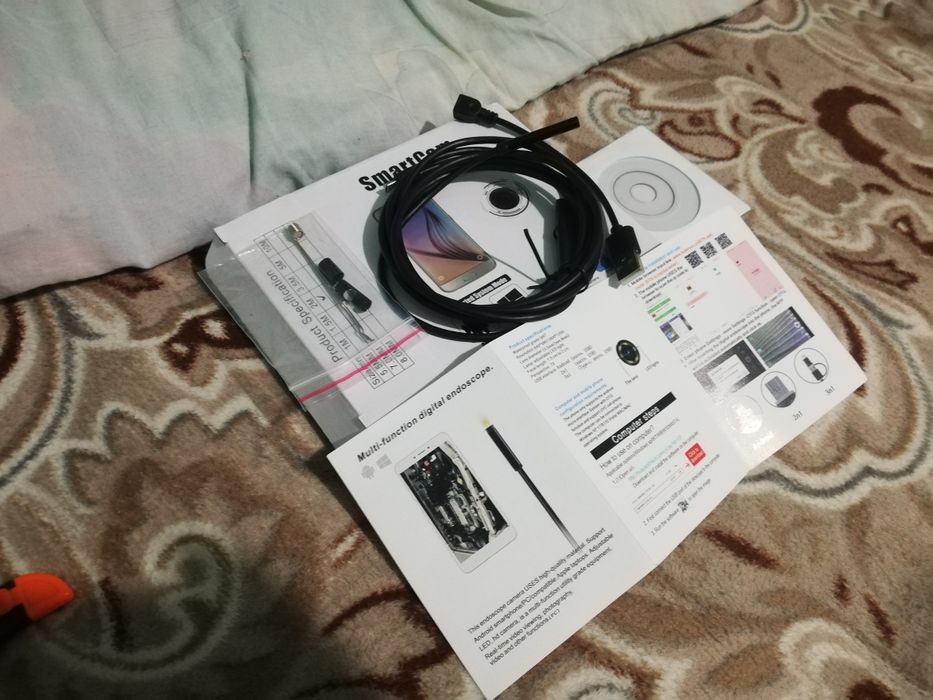 Camera endoscopica inspectie auto