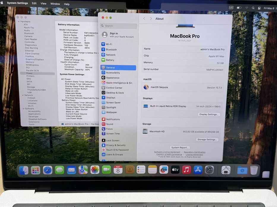 MacBook Pro 14" M1 Max 32GB 1TB Space Gray Гаранция