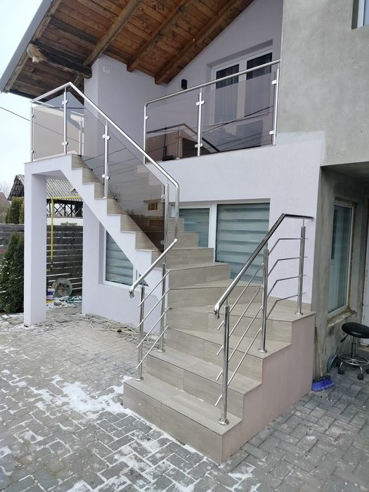 Balustrade inox.