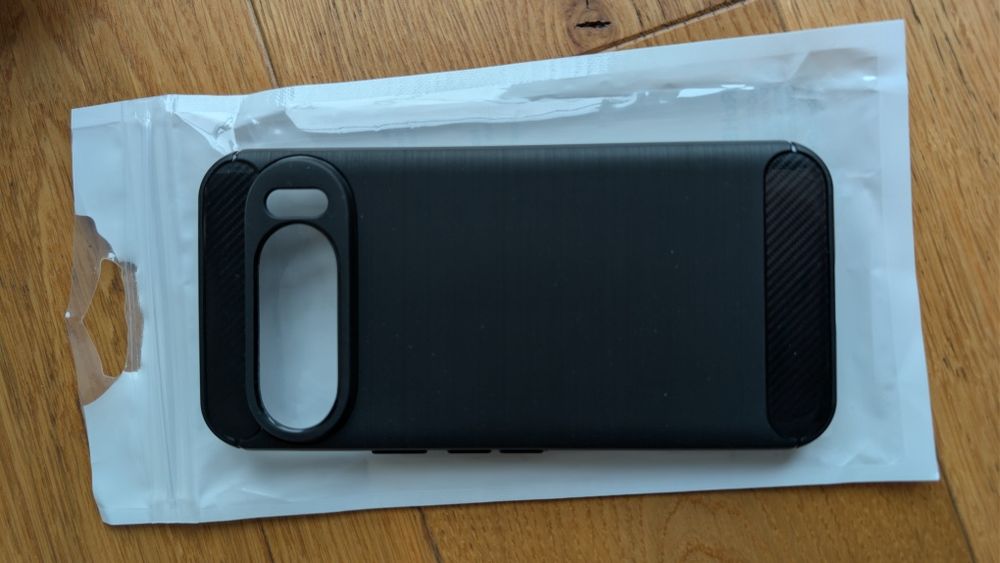 Husă Techsuit Carbon Silicone Google Pixel 9 - Neagră (Nouă)