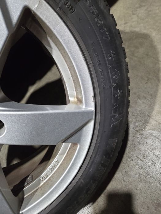 Set 4 jante aliaj RIAL Kodiak R17 5x112 cu anvelope