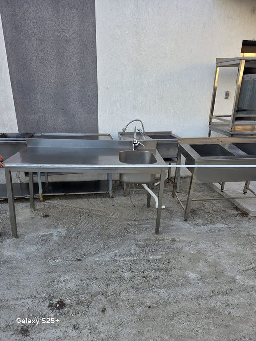 Masa rece inox 3 usi Ghiuveta dubla Grătar electric Fripteuza electrică Cuțit electric  Aparat mentiunt cartofi calzi
