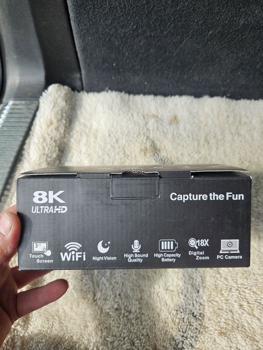 Cameră video 8K Ultra HD, 64MP, WiFi