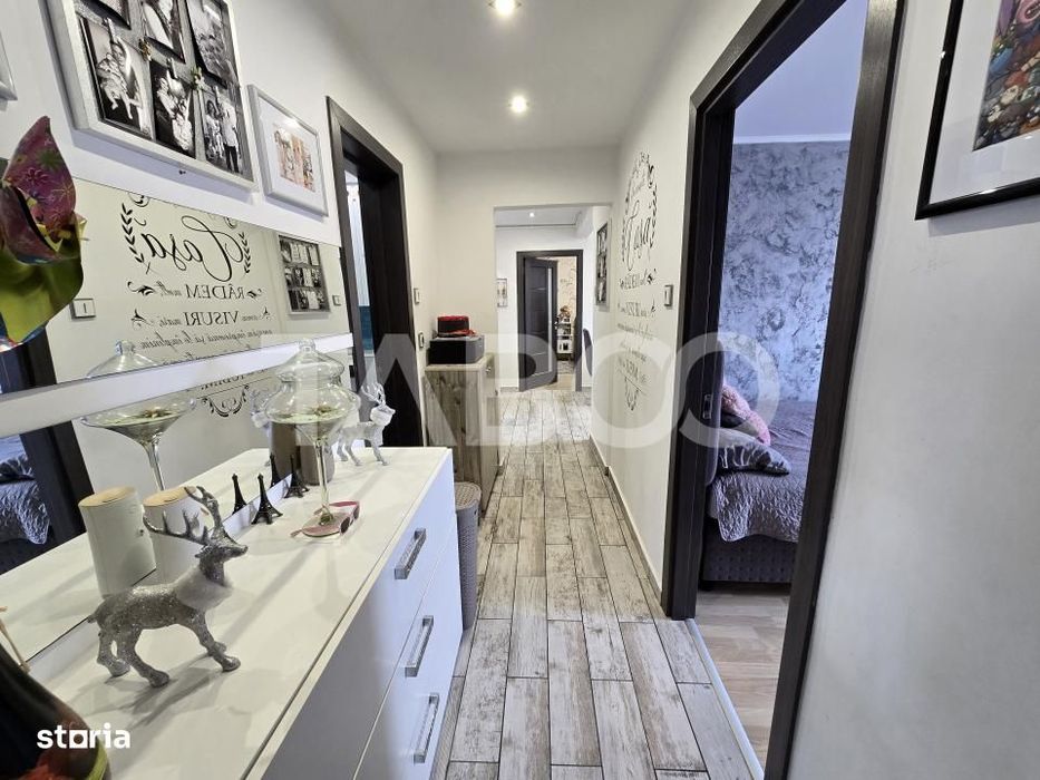 Apartament 3 camere mobilat 2 bai balcon pivnita Mihai Viteazul Sibiu