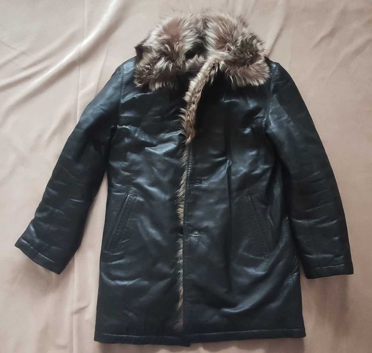 кожаная дубленка