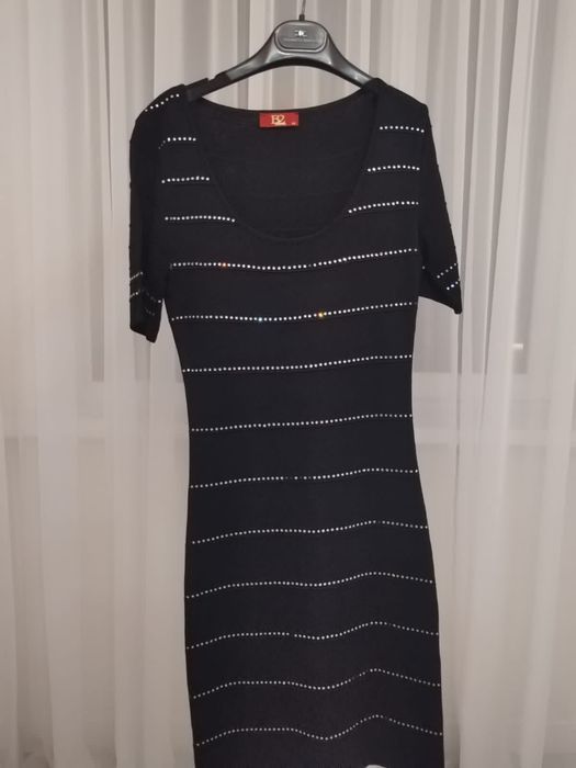 чёрное платье balizza