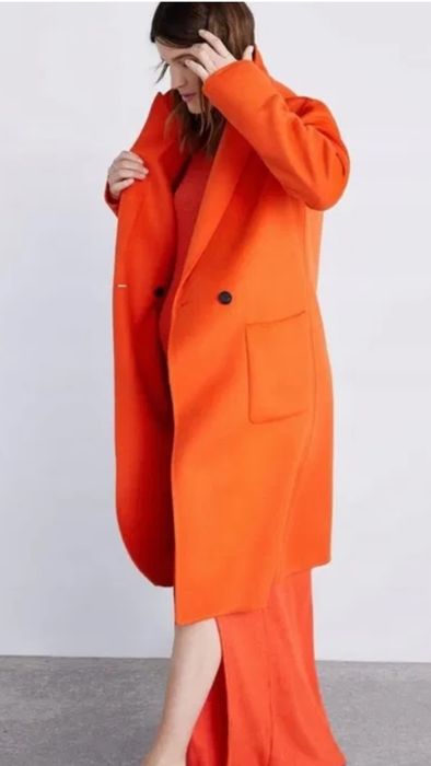 Зара палто вълна ХС